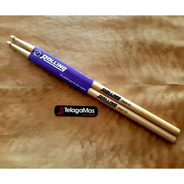 stick drum rolling 5A wood tip original