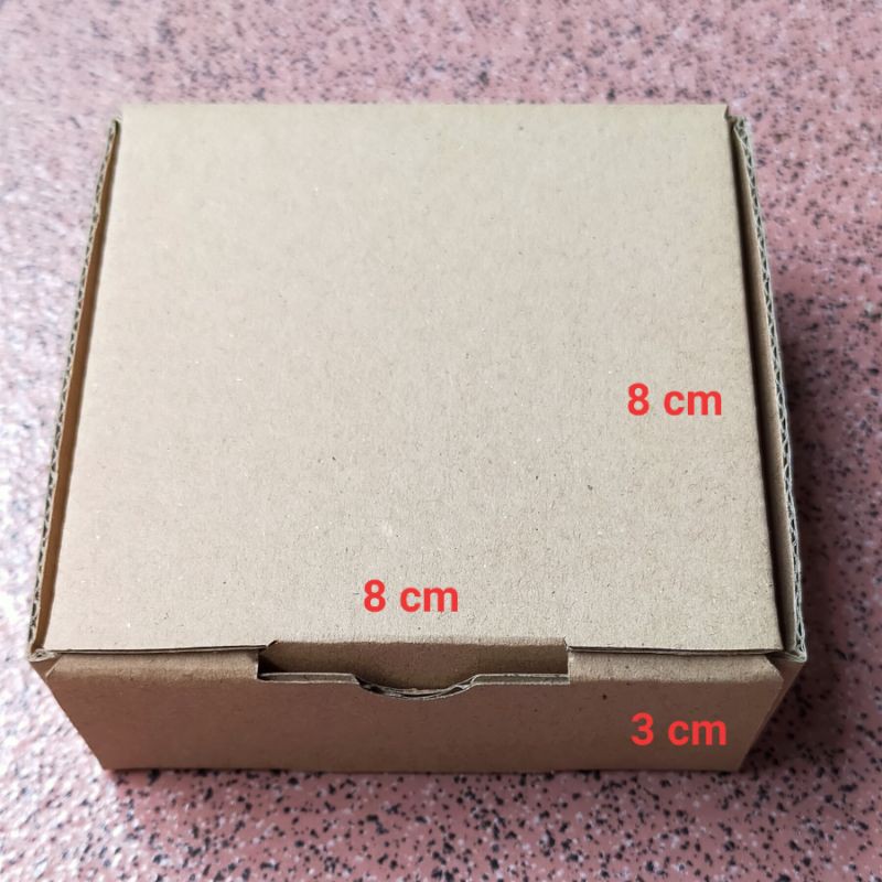 

box kerdus 8x8x3 cm - box packaging - box hampers - box accesories - dus paket - gift box -box kecil