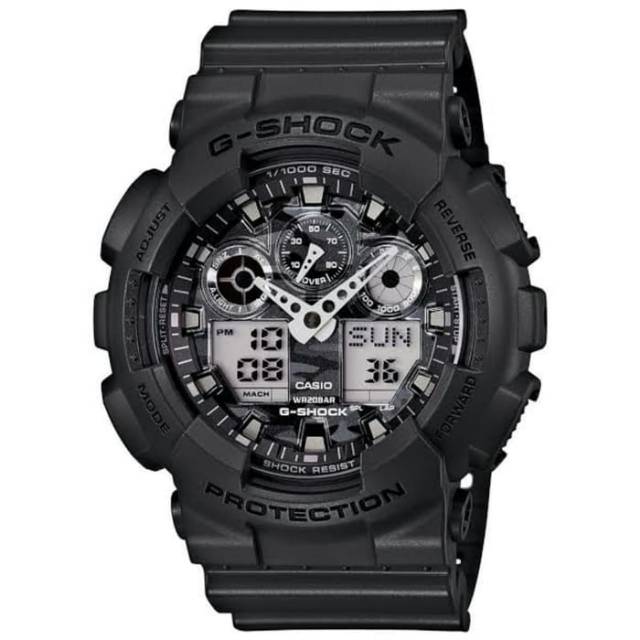 CASIO G-SHOCK GA-100CF-8ADR / GSHOCK GA100CF-8A ORIGINAL & GARANSI