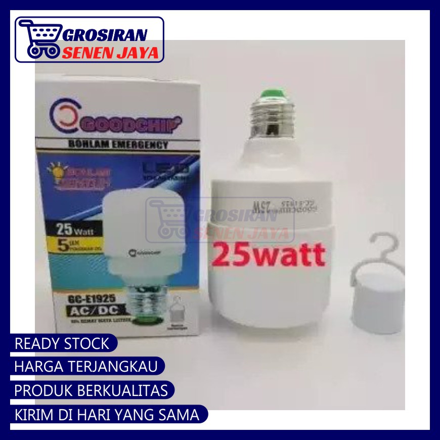 Bohlam Lampu 20Watt Emergency Tabung LED Bohlam Lampu LED Bohlam Tabung 20 Watt Putih