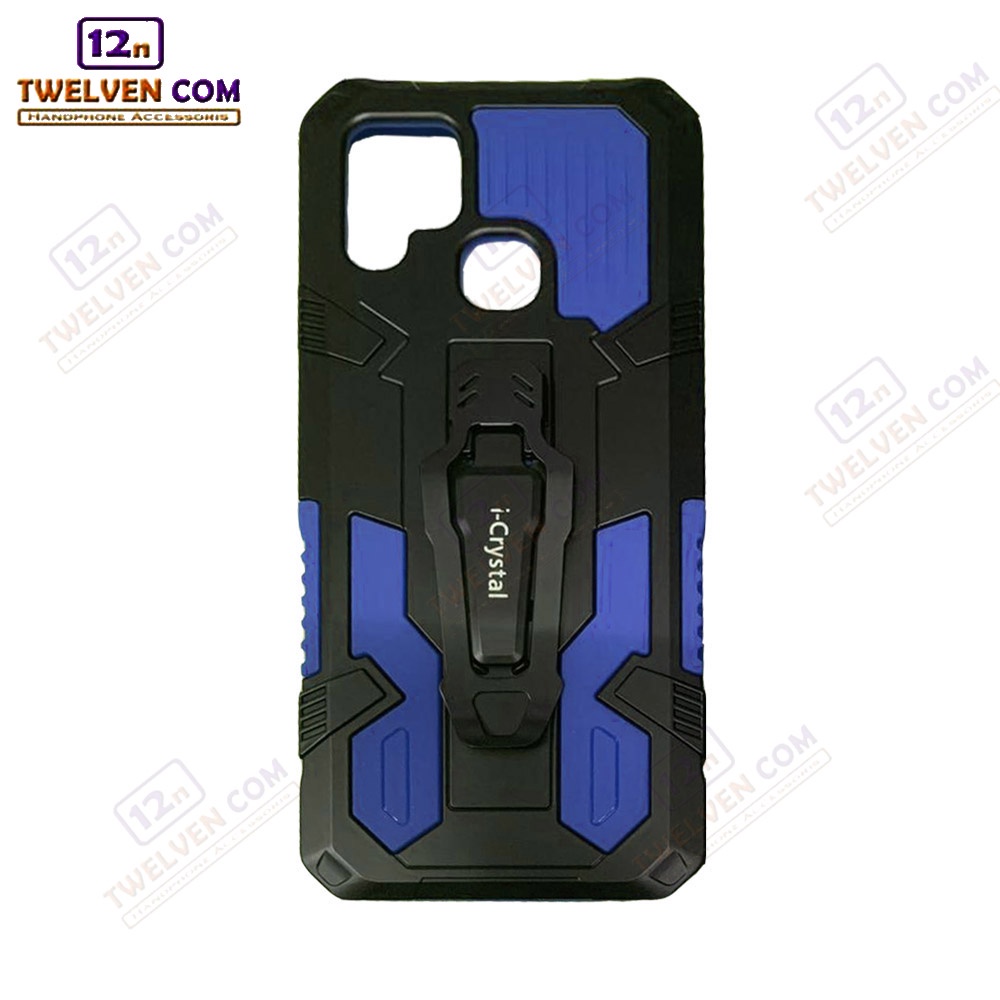 Case Shockproof Infinix Hot 10s Armor Hardcase Stand Clip