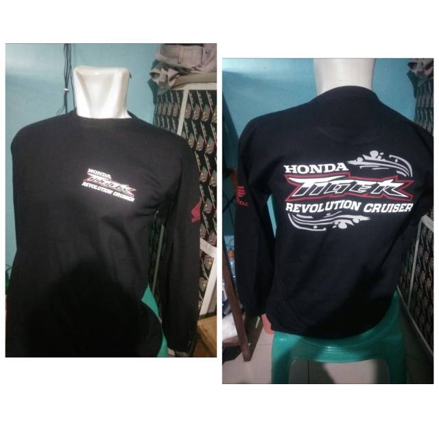 tshirt-kaos lengan panjang keren murah HONDA TIGER
