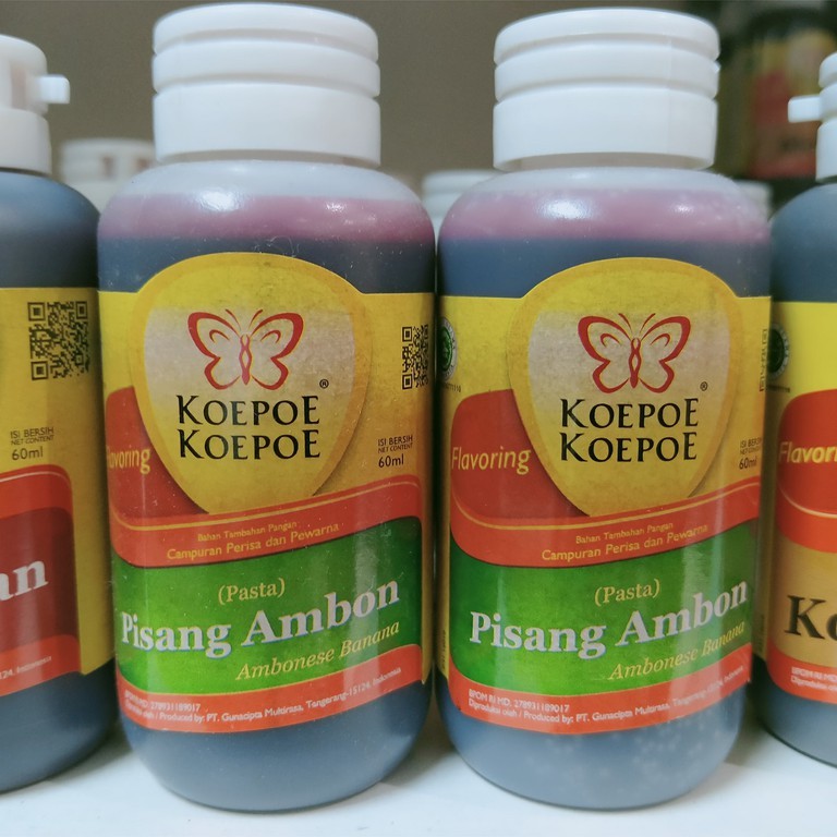 

Perasa Pisang Ambon Koepoe Koepoe Pasta Pisang Ambon 60ml Flavoring