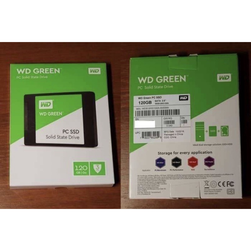 SSD WD Green 120GB