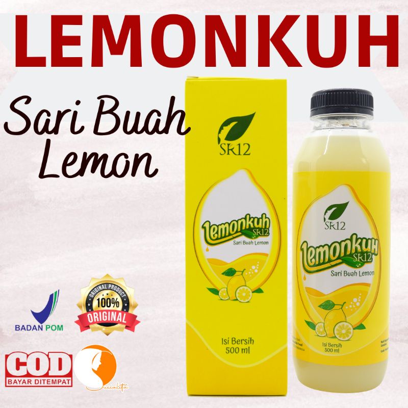 

[GRATIS ONGKIR] FREE bubble wrap + kardus SR12 Skincare Herbal Sari Buah Lemonkuh Kesehatan 500 ml Ready