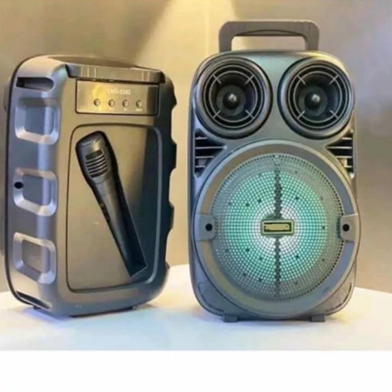 Speaker Aktif Bluetooth Karaoke Portable Plus Mic Super Bass XTM 3381 - ACS