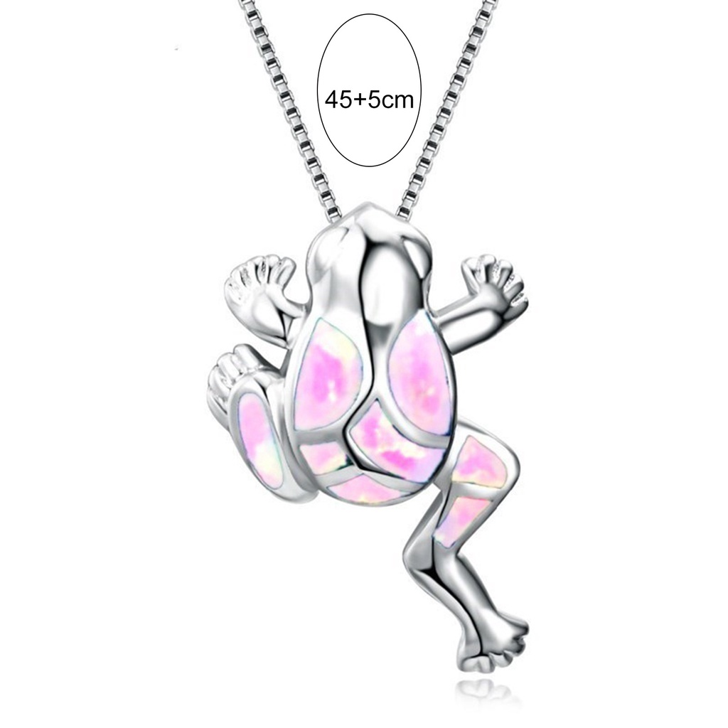 Hu Hu Hu Hu Hu Alat Bantu Pasang Kacamata♡ Kalung Wanita Dengan Liontin Bentuk Katak Tahan Lama Untuk Pesta