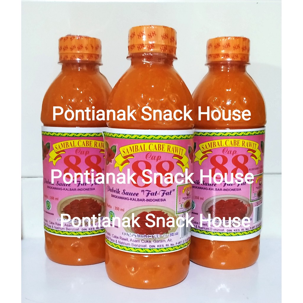 

Sambal Cabe Rawit Cap 88 Fat Fat Khas Singkawang