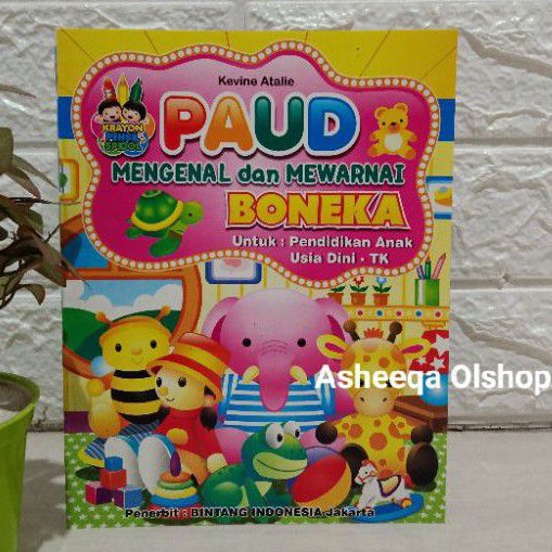 Buku PAUD Mengenal dan Mewarnai BONEKA