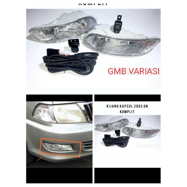 Lampu kabut Foglam kijang 2003