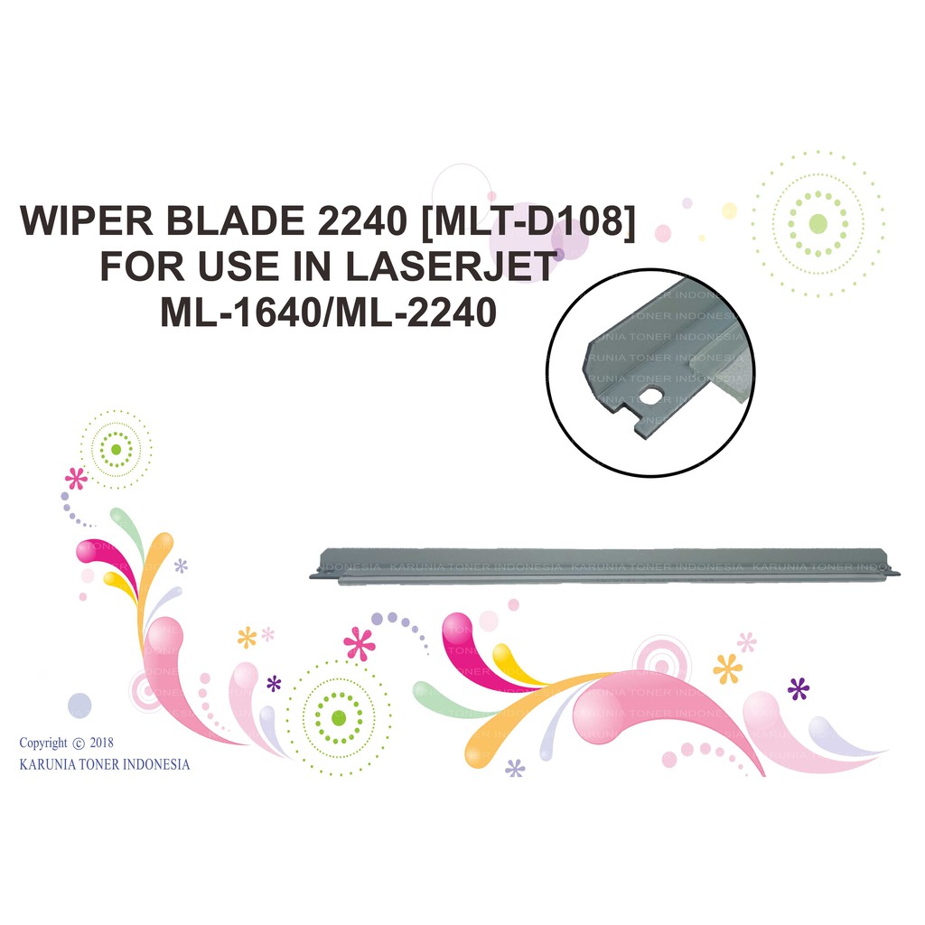 Wiper Blade For Printer Samsung MLT-D108 ML1610 ML1640 ML2010 ML2240 ML 1610 1640 2010 2240