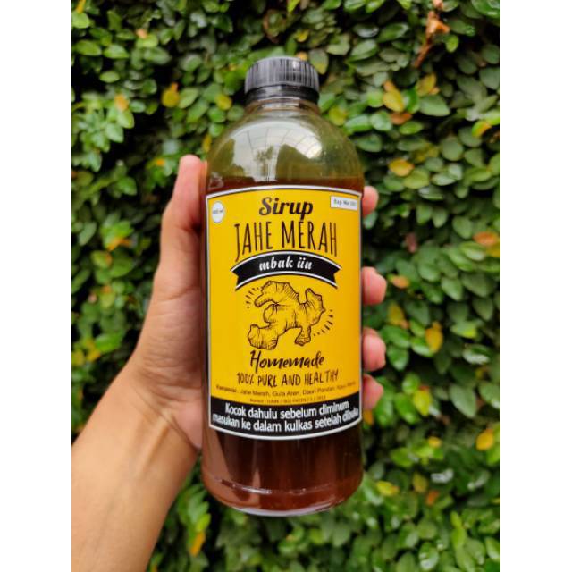

Sirup jahe merah 100% alami