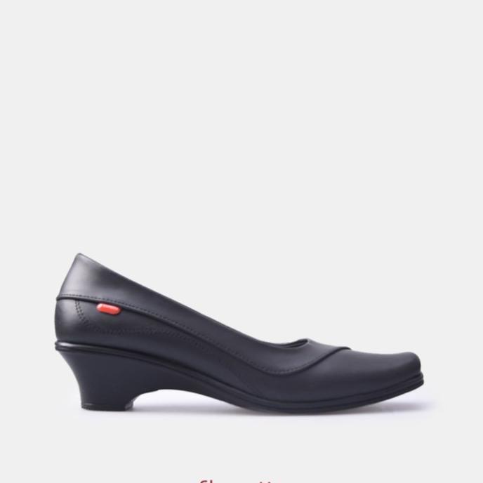 Fleurette | Sepatu Kerja Pantofel Wanita | 8664 Black