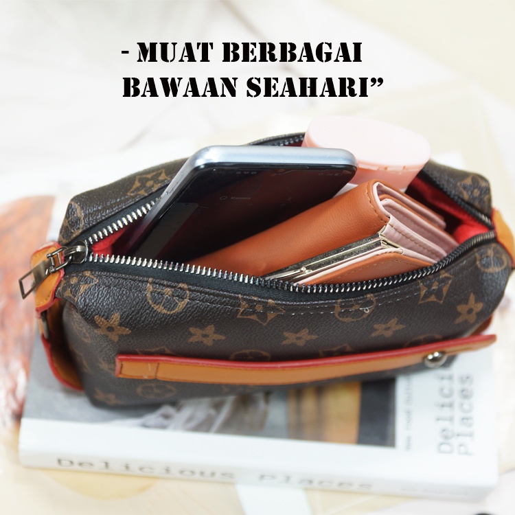 TUAH SLIMBAGS | SL Cluth VL Tabung 2 Ruang MX 3012 / Handbag Wanita Terbaru / Tas Jinjing Wanita