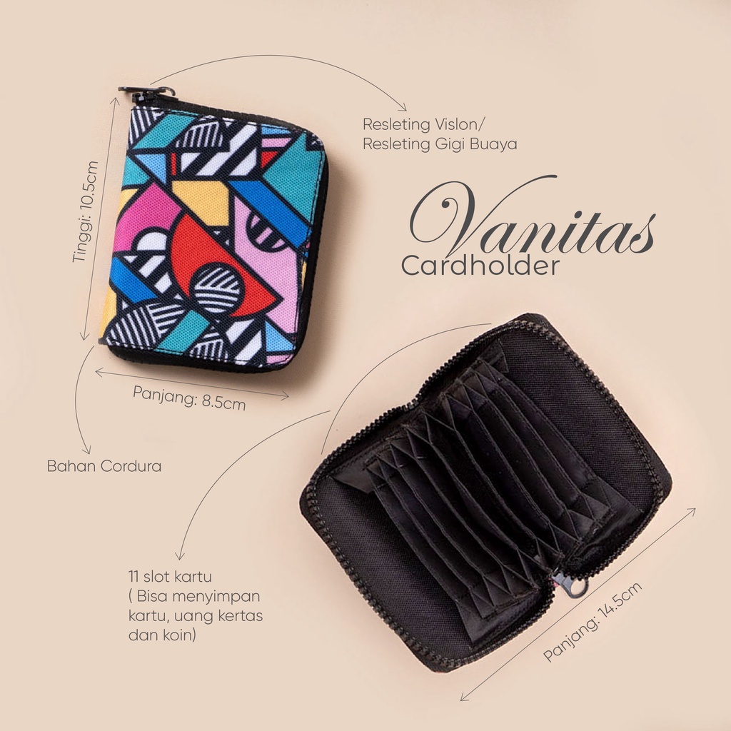 Dompet Kartu / Dompet Kartu Motif Sublim / Cardholder Slot Banyak