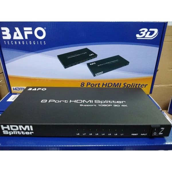 Bafo HDMI Splitter 8Port Full HD