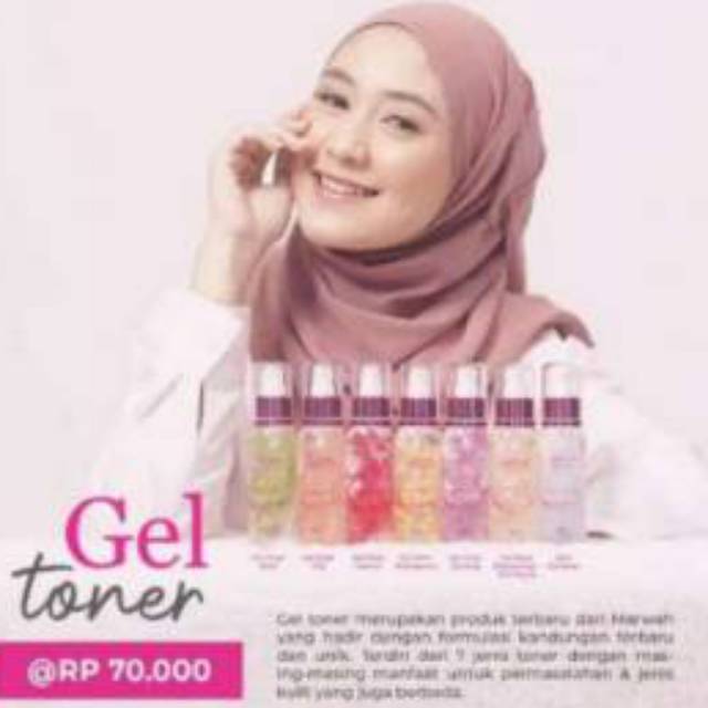 GEL TONER MARWAH / GEL TONER ACNE / BRIGHTENING / LAVENDER / COKLAT / WHITENING / MASKER PEEL OFF