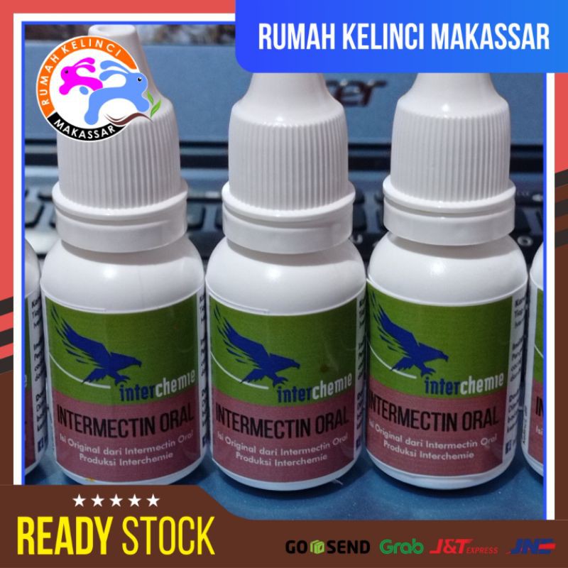 INTERMECTIN Oral Obat Scabies Kutu Parasit Cacing Kelinci Kucing Anjing Kepromec
