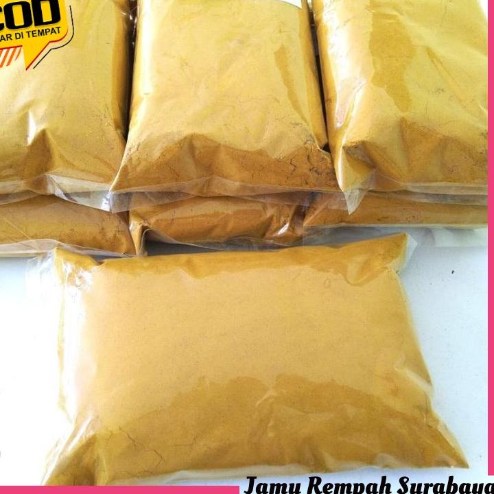 

[KODE F8F9Q] COD Serbuk / Bubuk Temulawak Asli Dan Murni 100% , Kemasan 1kg - Surabaya