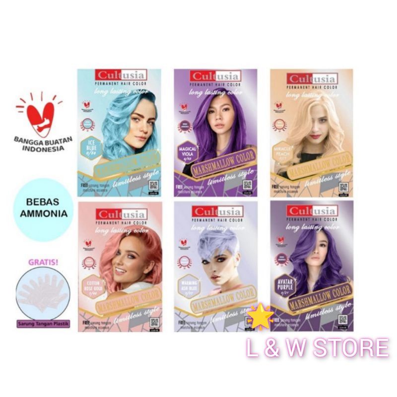 Cultusia Pewarna Rambut Hair Color/Pewarna Rambut 30ml