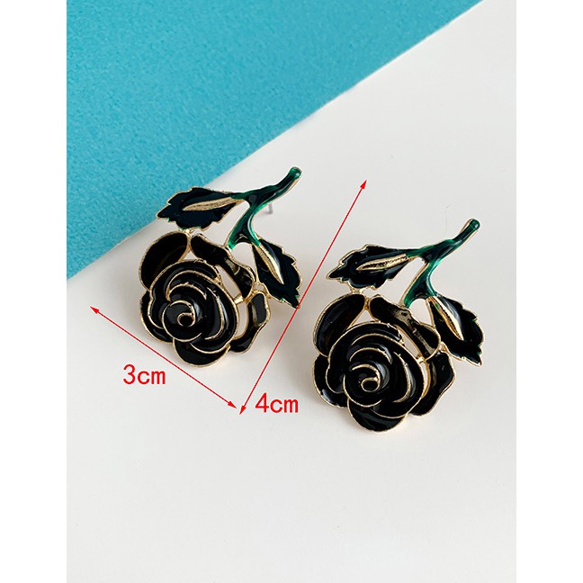LRC Anting Tusuk Fashion Alloy Flower Earrings F7043X