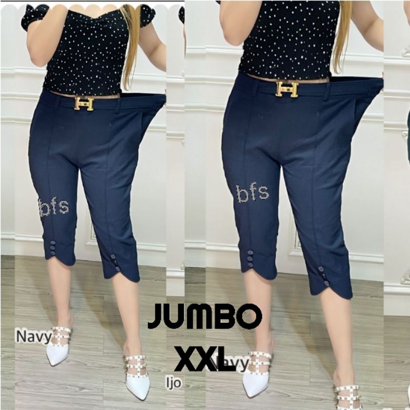 CELANA WANITA SOFT STRETCH IMPORT JUMBO 9295