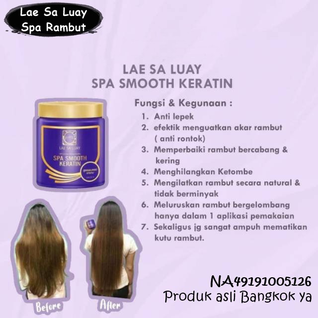 LAE SA LUAY HAIR CARE SERIES ( MASKER RAMBUT / SHAMPOO )