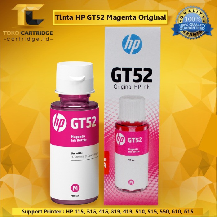 Tinta refill HP GT53 GT52 GT51 Original Refill Ink Cartridge 46 60 96 97 678 680 802 803 932 933 950