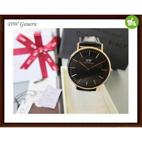 Daniel Wellington Classic Rosegold Shefield 40 Mm Blackface -Jam Tangan