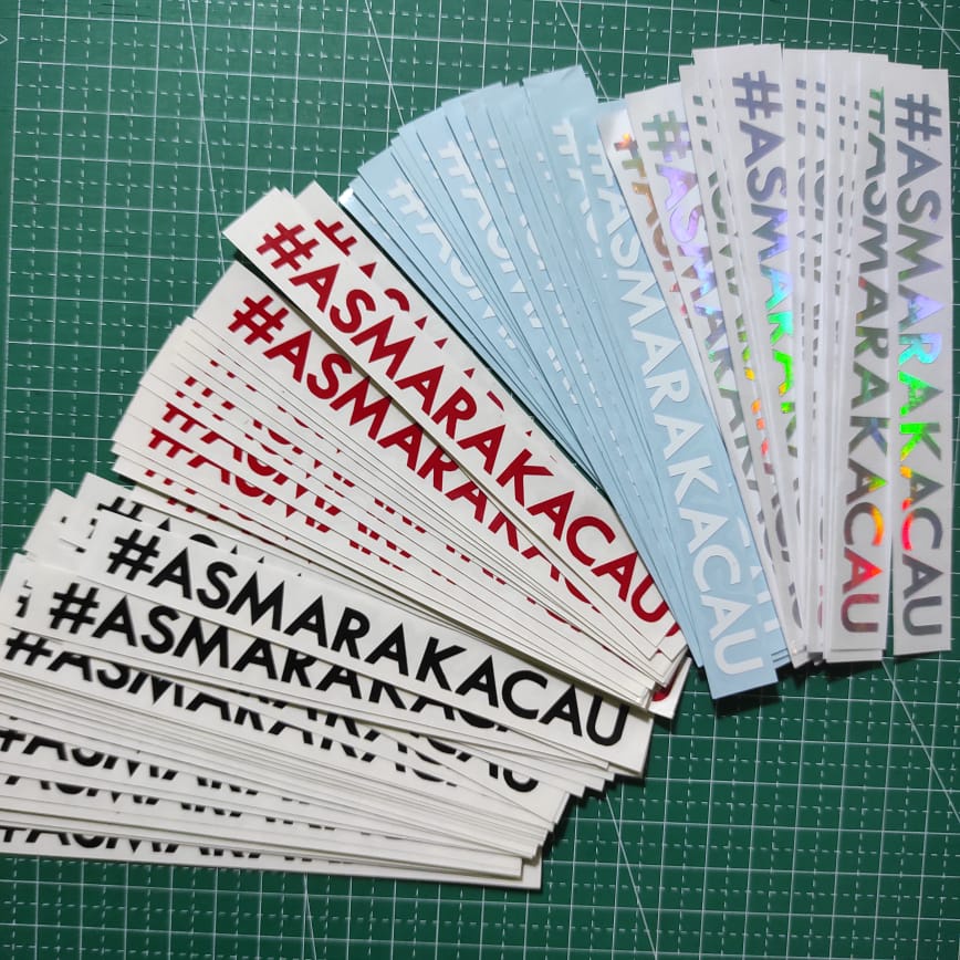 STICKER ASMARA KACAU CUTTING