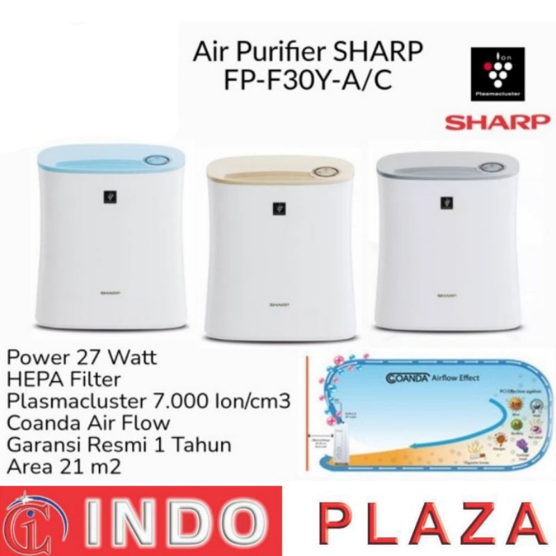 AIR PURIFIER SHARP FP-F30Y AREA 21 M2