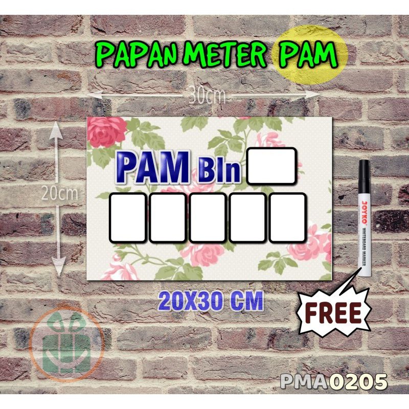

SBC Papan Meter Listrik PLN PAM motif Unik - Shabby 05
