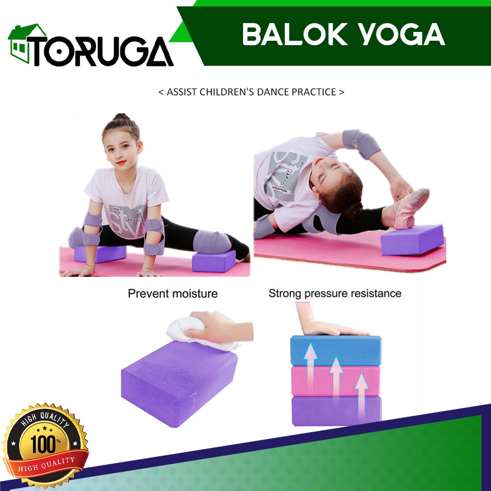 BALOK YOGA Yoga Block / Yoga Brick Perlengkapan Olahraga Senam Lantai