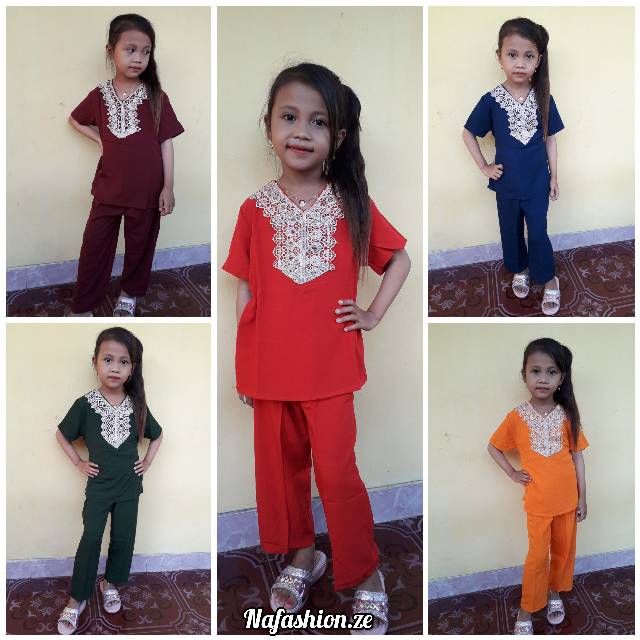 BAJU HARIAN ANAK / SETELAN ANAK PEREMPUAN / BAJU MAIN ANAK / DAILY WEAR ANAK