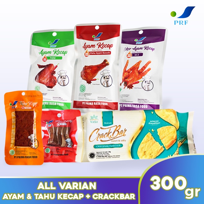 

Prima Rasa Food - Semua Varian Ayam dan Tahu Kecap + Crackbar Siap Makan - Makanan Instan - Makanan Siap Saji