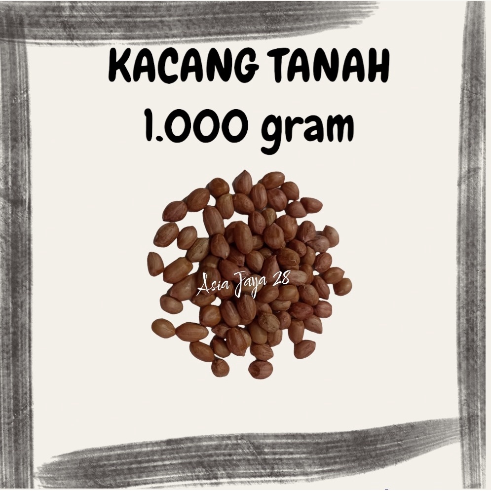 

Repack 1kg Kacang Tanah Super, Kacang Tanah 7 mili + kulit