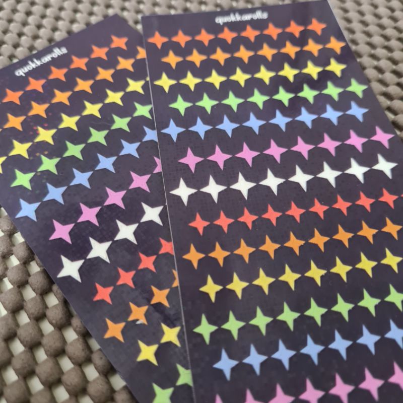 

[quokkarolls] Sparkle sticker deco
