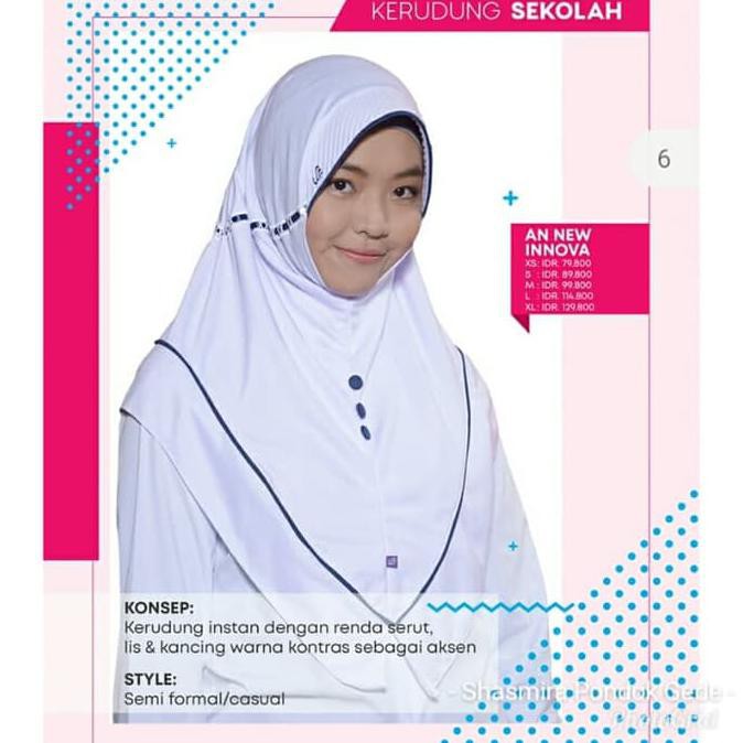 jilbab anak termurah New Innova S Rabbani Asli Kerudung Sekolah Anak - ready stock