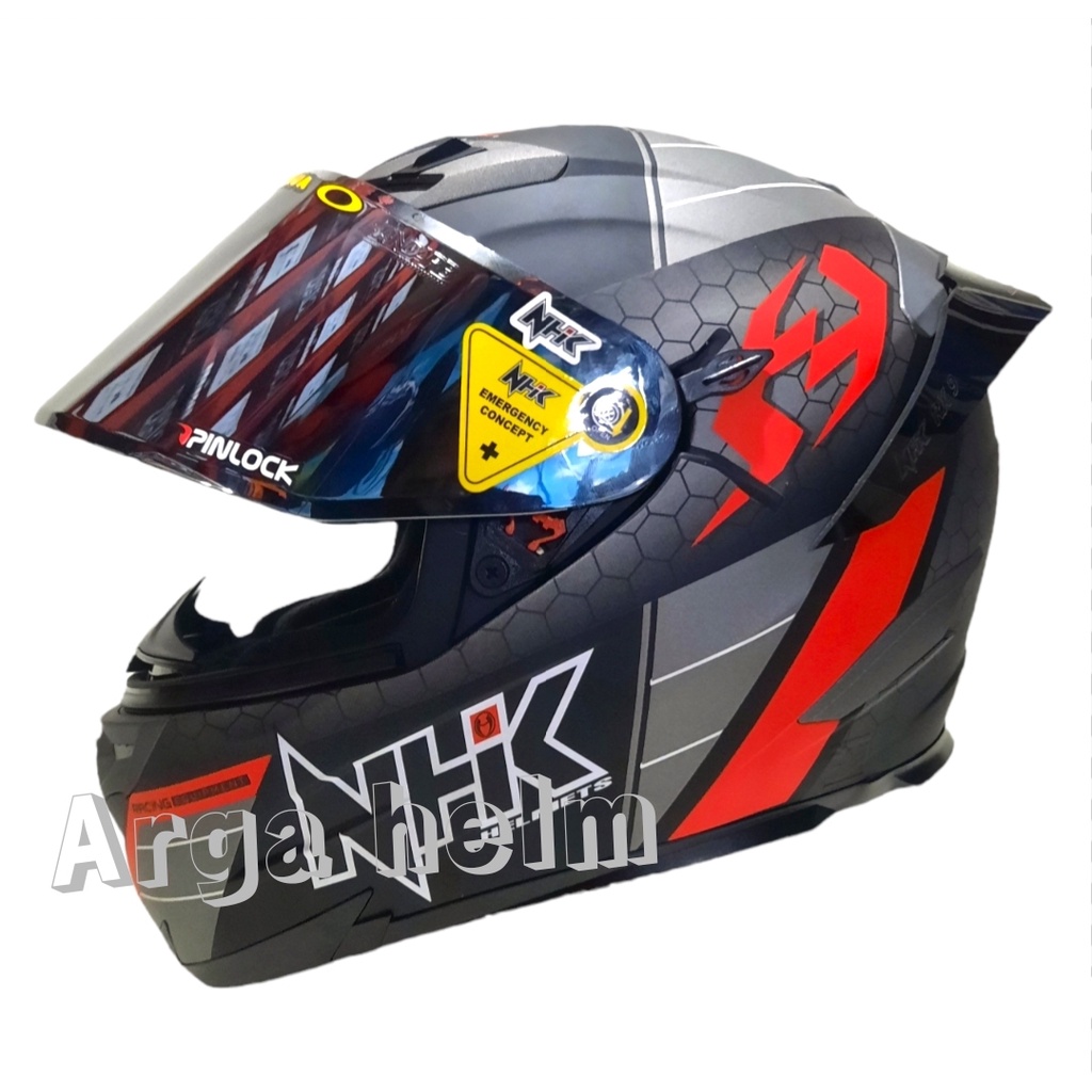 Helm nhk rx9 navy black red dop paket ganteng-2