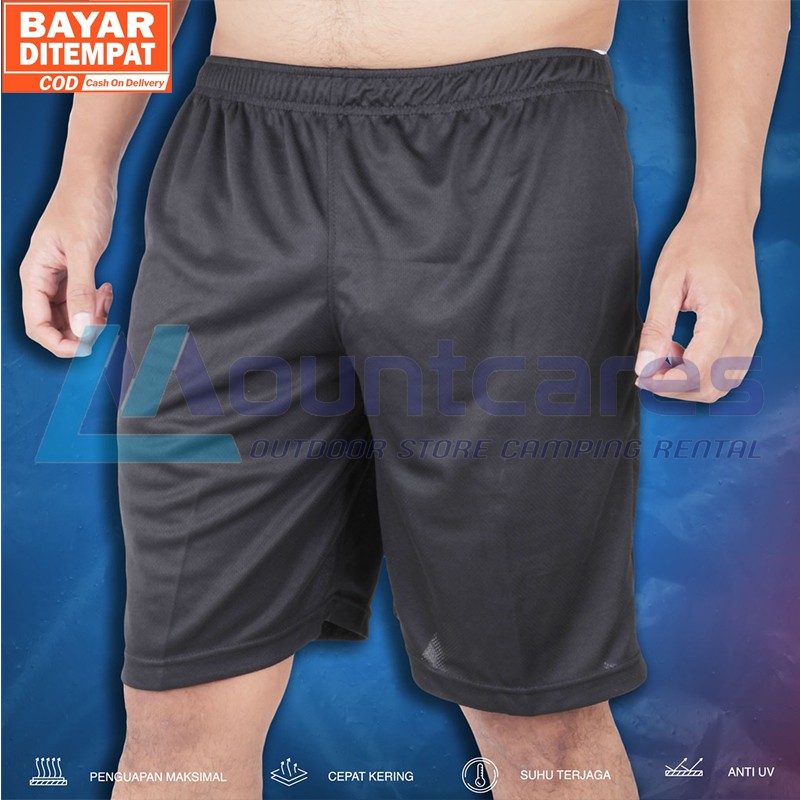 CELANA OUTDOOR  PENDEK HITAM POLOS MANSET CELANA BASELAYER LEGGING PENDEK SHORT PANTS RENANG