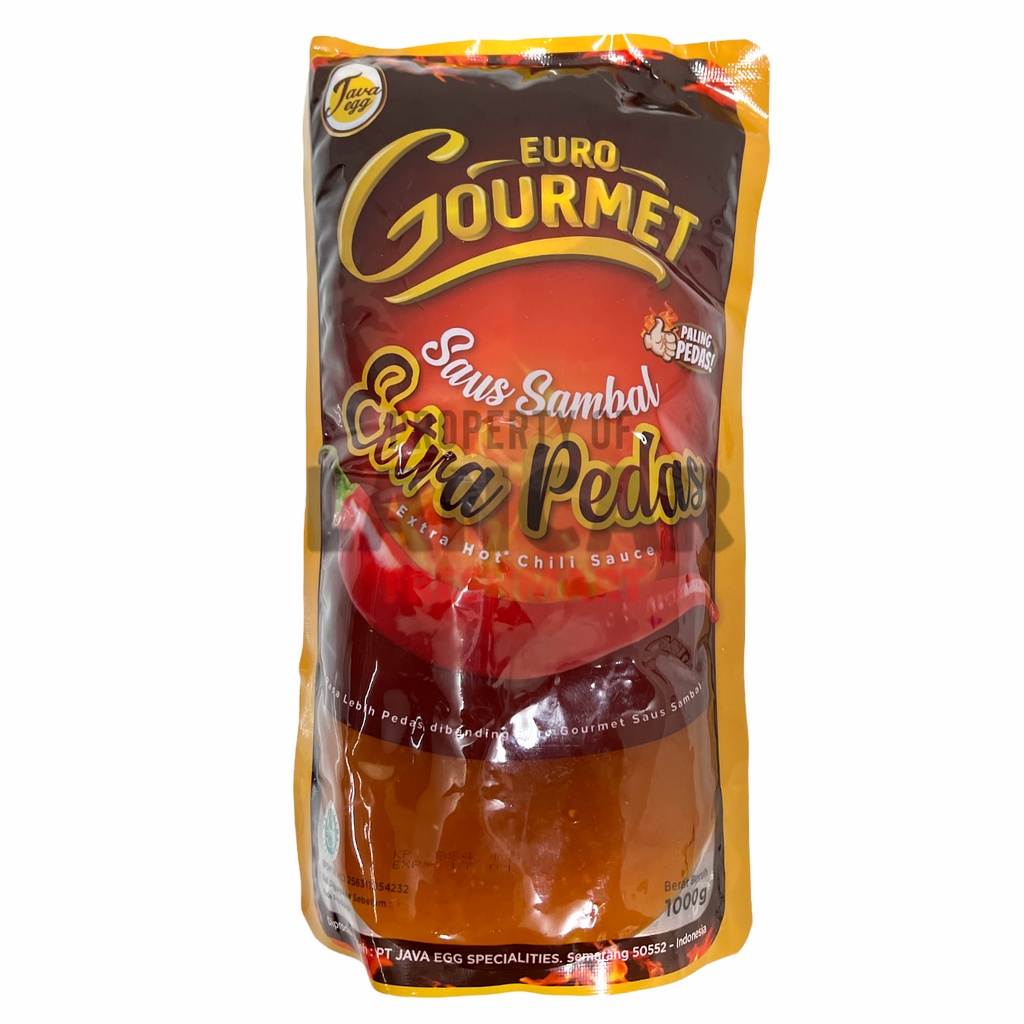 EURO GOURMET SAUS SAMBAL EXTRA PEDAS 1KG