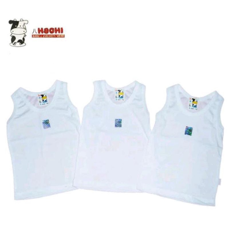 Hachi Singlet Dalam Putih isi 3  pcs