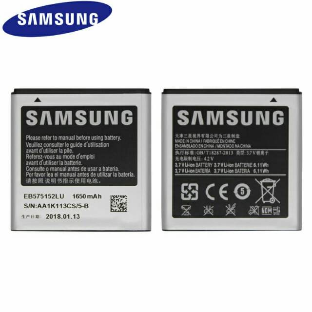 Baterai Battery Original SAMSUNG Galaxy S1 i9000 i9001 i9003 i9010 i9105 D710 i589 i8250 EB575152LU