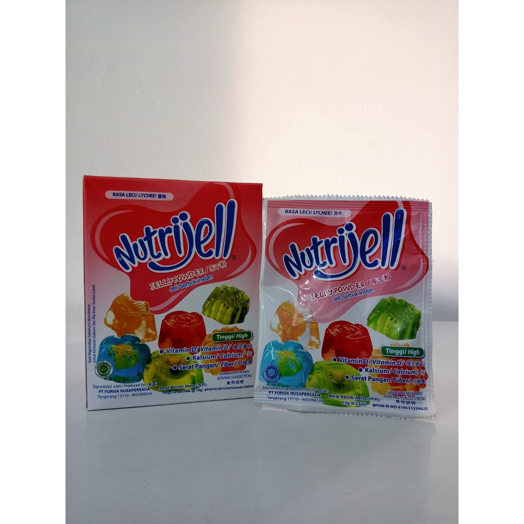 

Nutrijell Jelly Powder Rasa Leci 15g