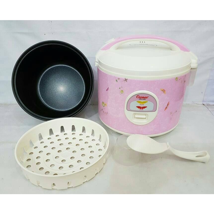 COSMOS MAGIC COM CRJ 3301 / RICE COOKER CRJ3301 NON STICK 1.8L PENANAK NASI