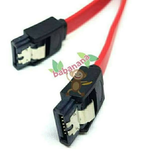 Kabel Sata Data 3 III 6Gbps Klip Besi Straight Lurus