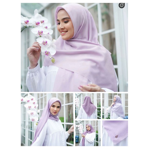 HIJAB / KERUDUNG DEENAY LIZA BELLFLOWER LILAC BREEZE ORCHID BLOOM LAVENDER