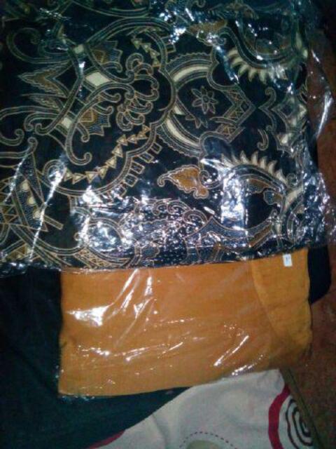 Qnunbatik Sarimbit/couple Batik Gamis Muslim Wanita Claudia