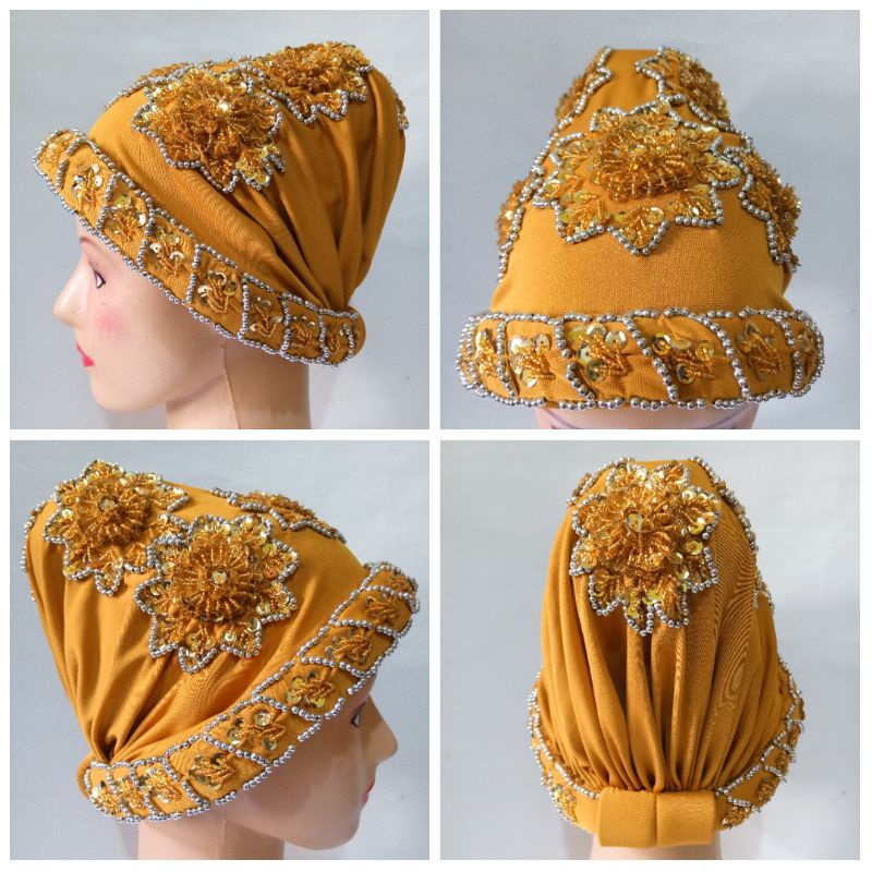 Ciput Kerpus Topi Hijab Turban  Nenek Premium Bisa COD