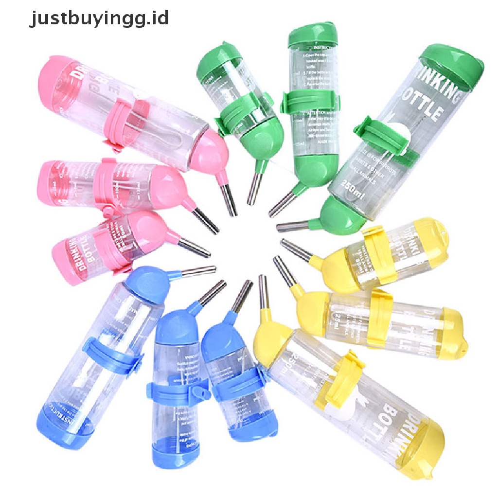 1pc Botol Minum Gantung Bahan Plastik Untuk Hamster / Kelinci